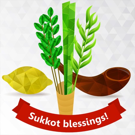 Rosh hashana card - Jewish New Year.のイラスト素材