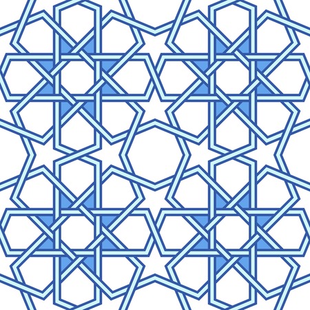 Traditional arabic tangled patternのイラスト素材