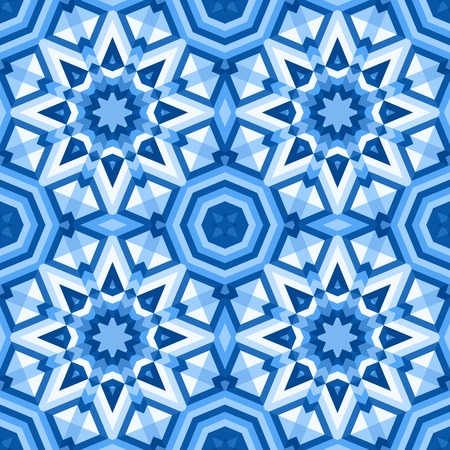 Floor tiles with abstract geometric pattern. Seamless vector background.のイラスト素材