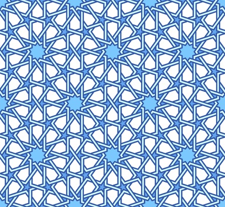 Traditional moorish tangled patternのイラスト素材