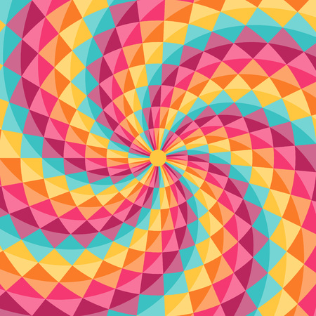 Geometric pattern with diamond shaped figures. Perfect for party desing. Colorful abstract vector backgroundのイラスト素材