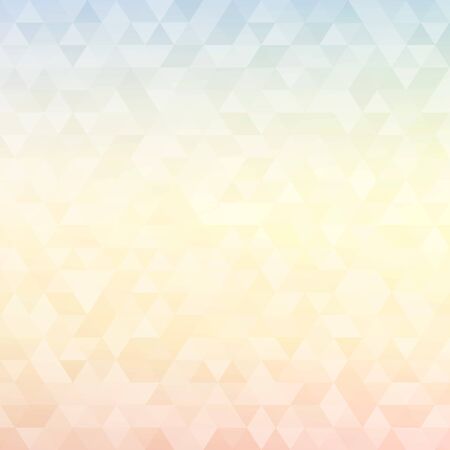 Colorful abstract geometric background with triangular polygons - low poly. Vector illustration.のイラスト素材