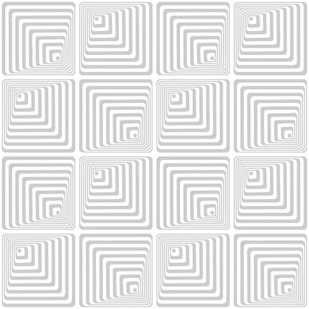 Light-gray and white abstract geometric background. Seamless vector pattern. Abstract white pattern with gray lines.のイラスト素材