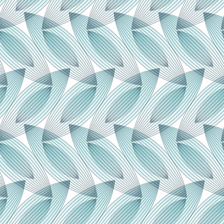 Abstract blue background, geometric shapes with many thin lines. Seamless vector pattern.のイラスト素材
