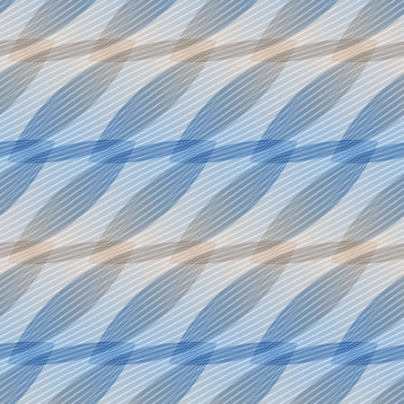 Abstract blue background, geometric shapes with many thin lines. Seamless vector pattern.