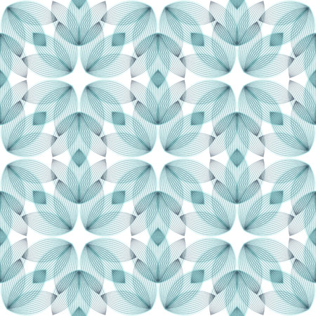 Abstract blue background, geometric shapes with many thin lines. Seamless vector pattern.のイラスト素材