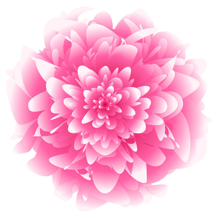 Abstract fururistic background with random layered texture. Fantastic flower vector illustration. Abstract burst vector.のイラスト素材