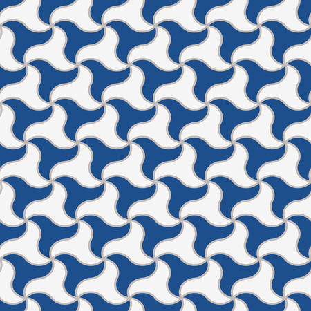 Traditional Islam Arabesque pattern, abstract geometric background. Seamless vector arabic pattern based on triangle.のイラスト素材