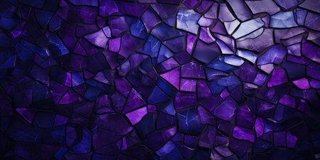 Abstract background, different pieces of mosaic pattern texture.の素材