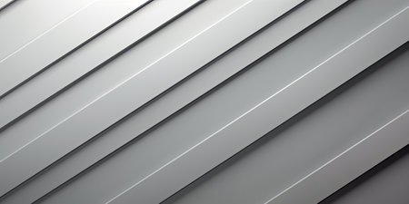 Abstract 3d background, steel grey geometric shapes, silver lines textureの素材