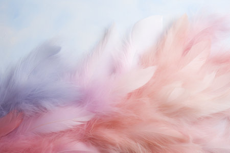 Abstract 3d luxury premium background, colorful flowing curved waves with satin accents, pastel color, perfect for presentation or header banner designの素材