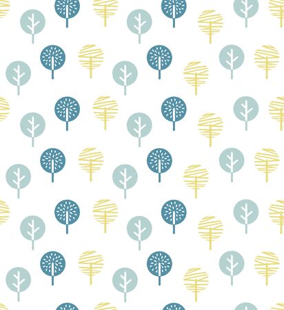 Scandinavian style seamless patternのイラスト素材