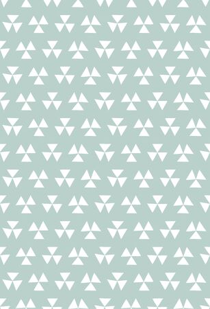 Scandinavian style seamless pattern (ice blue)のイラスト素材
