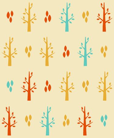 Scandinavian style seamless patternのイラスト素材
