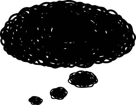 speech balloon material@shaggyのイラスト素材