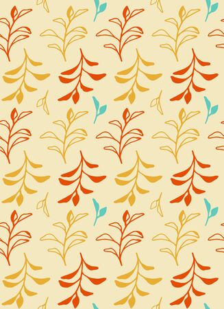 Scandinavian style seamless patternのイラスト素材
