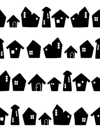 Scandinavian style seamless patternのイラスト素材