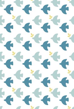 Scandinavian style seamless patternのイラスト素材