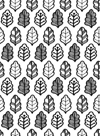 Scandinavian style seamless patternのイラスト素材