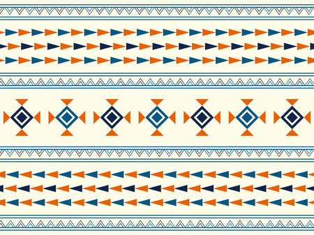 Andean style geometric pattern materialのイラスト素材