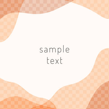 Japanese traditional pattern frame materialのイラスト素材