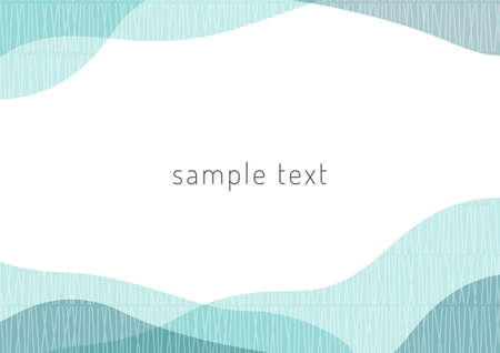 Scandinavian style pattern frame materialのイラスト素材