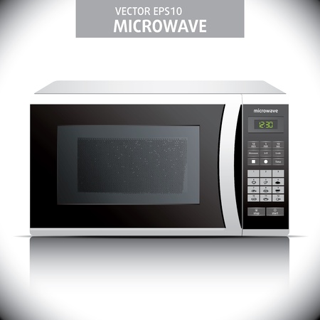 microwave oven. background. microwave illustrationのイラスト素材