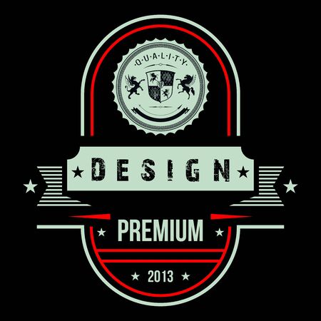 Vintage Web design.  Vector Illustration.のイラスト素材