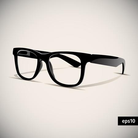 glasses vector  Retro  Background  illustrationのイラスト素材
