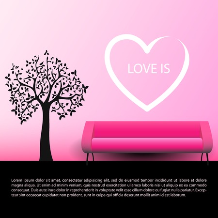 Lady and gentleman fall in love together, Love conceptのイラスト素材