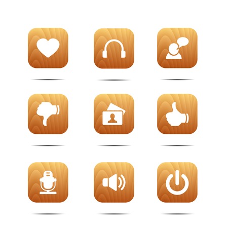 Set Business  icon in vectorのイラスト素材