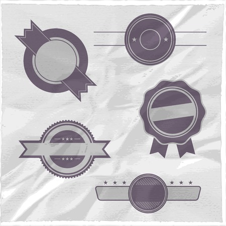 Premium Quality and Guarantee Labelsのイラスト素材