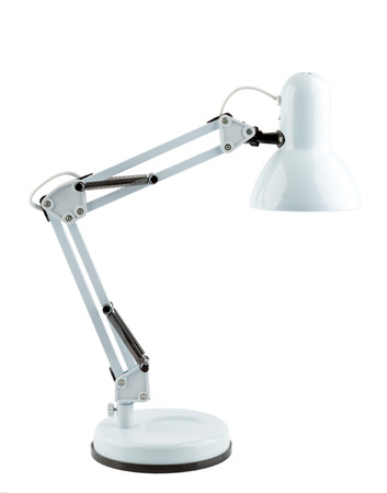 a table lamp on a white backgroundの写真素材
