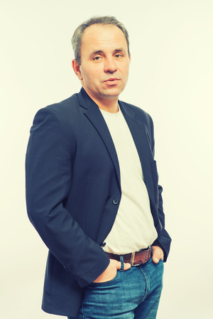 Confident businessman portraitの写真素材