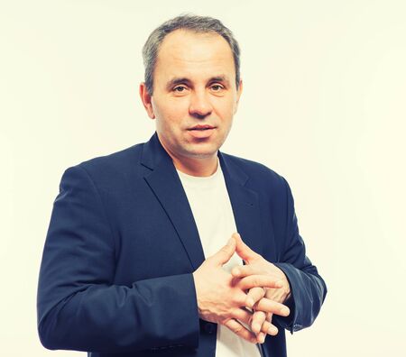 Confident businessman portraitの写真素材