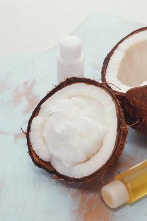 Coconut oil Skin Careの写真素材