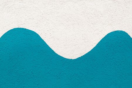 White and blue paint background textureの写真素材