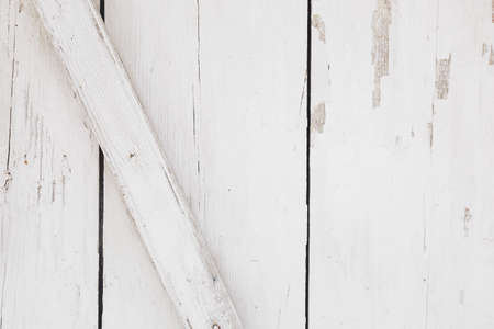Rustic White Wooden Background, close upの写真素材