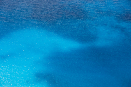 Beautiful blue ocean surface textureの写真素材