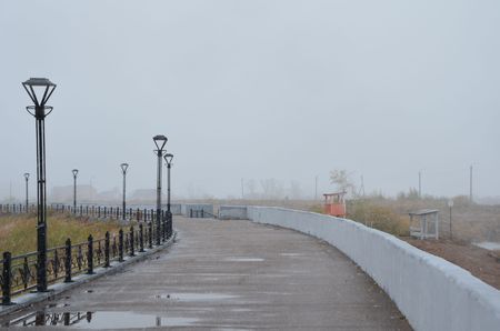 About an embankmentの写真素材