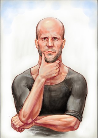 famous actor Jason Stathamのeditorial素材