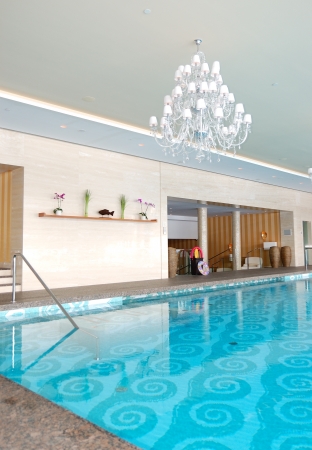 Modern SPA in the luxury hotel at ski resort, Strbske pleso, Slovakiaのeditorial素材