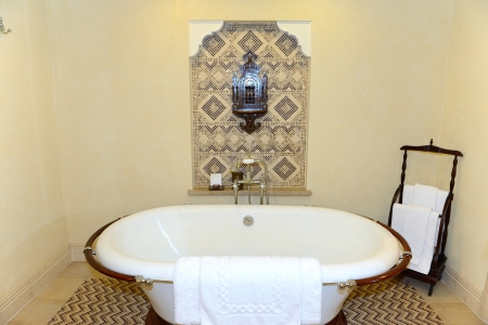 Bathroom in the luxury hotel, Dubai, UAEのeditorial素材