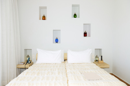 Interior of the luxury villa, Crete, Greeceの写真素材