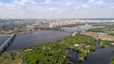 City landscape. aerial photographyの写真素材