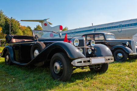 Old retro cars old models chic car Vintage carsの写真素材