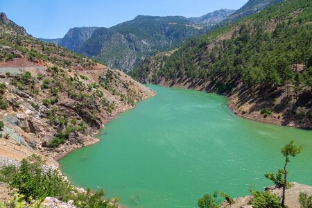 rafting in the green canyon, Alanya, Turkeyの写真素材