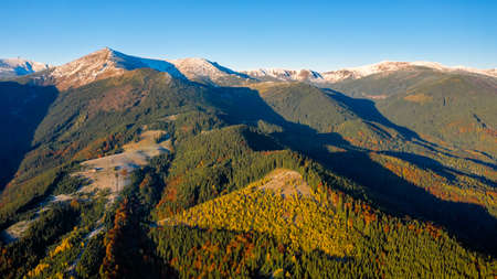 Autumn in mountain, amazing landscapeの写真素材