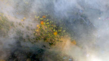 Autumn in mountain, amazing landscapeの写真素材