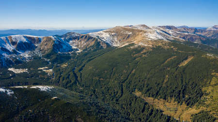 Autumn in mountain, amazing landscapeの写真素材